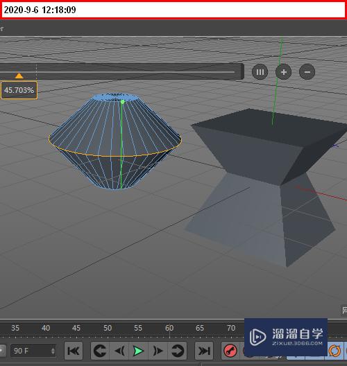 在C4D里如何循环切割模型的同时变形模型？