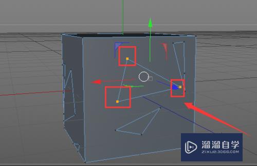 C4D怎么删除可编辑模型多余的点线面(c4d如何删除多余的点)