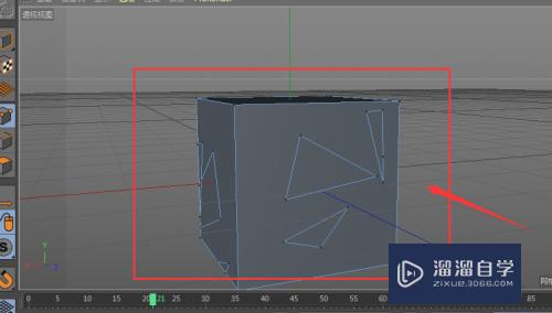 C4D怎么删除可编辑模型多余的点线面(c4d如何删除多余的点)