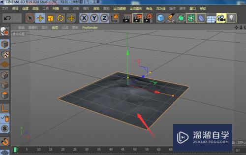 C4D怎么用地形工具制作山体模型(c4d如何做山体)