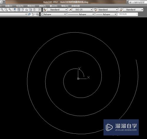 CAD如何创建涡状线(cad怎么画涡状线)