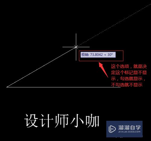 CAD怎么显示极轴追踪矢量(cad怎么显示极轴追踪矢量数据)