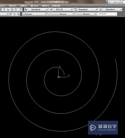 CAD如何创建涡状线(cad怎么画涡状线)