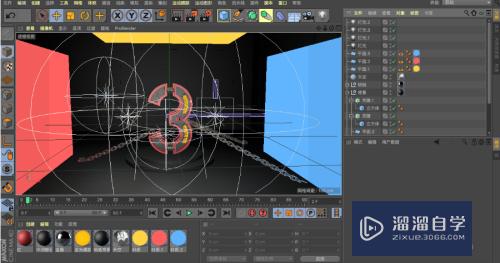 C4D怎么制作机械风格立体字(c4d怎样做立体字)