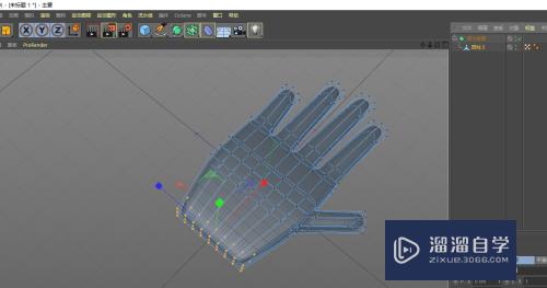 C4D怎么创建手模型下篇(c4d模型怎么做手)