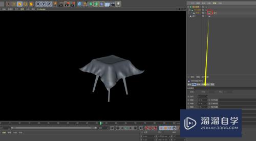 C4D怎么创建桌布模型(c4d如何做桌布)