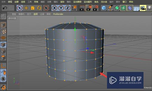 C4D怎样选择模型上的全部的点或线和面(c4d怎么选择点线面)