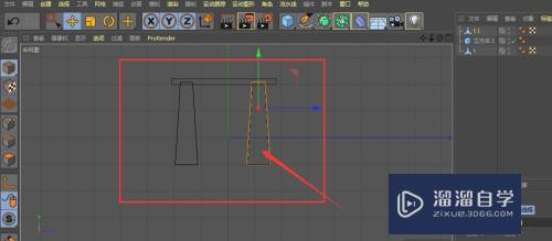 C4D建模总制作小板凳模型效果图