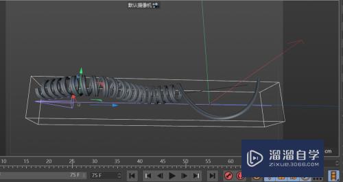 C4D怎么创建螺旋双线连接头模型(c4d怎么做螺旋线)