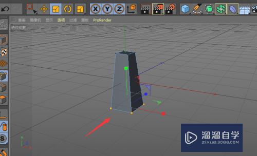 C4D建模总制作小板凳模型效果图