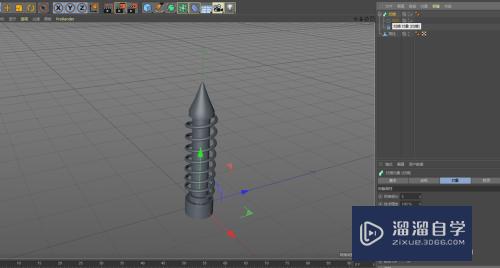 C4D怎样建立螺丝钉模型(c4d如何做螺丝钉)