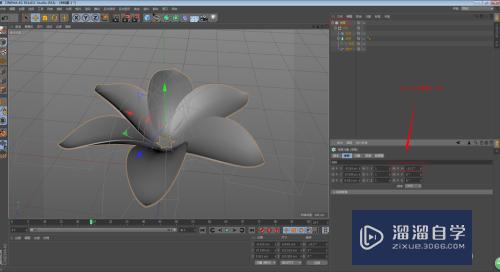C4D怎么制作花朵开放的动画效果(c4d做花朵开放过程动画)