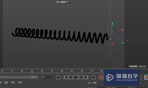 C4D怎么创建螺旋双线连接头模型(c4d怎么做螺旋线)