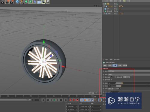 C4D怎么建立车轮子模型(c4d车轮怎么做)