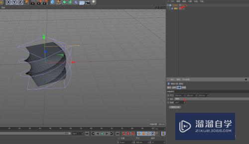 C4D怎么制作螺旋的形状(c4d怎么做一个螺旋形状)