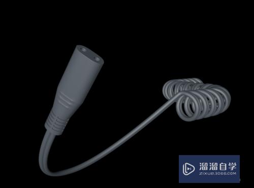 C4D怎么创建螺旋双线连接头模型(c4d怎么做螺旋线)