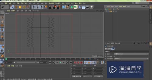 C4D怎么用旋转工具做吸管褶皱(c4d怎么做弯曲的吸管)