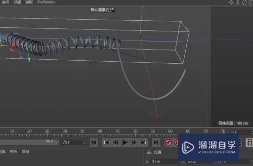 C4D怎么创建螺旋双线连接头模型(c4d怎么做螺旋线)