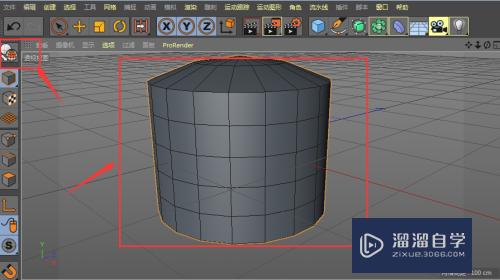 C4D怎样选择模型上的全部的点或线和面(c4d怎么选择点线面)