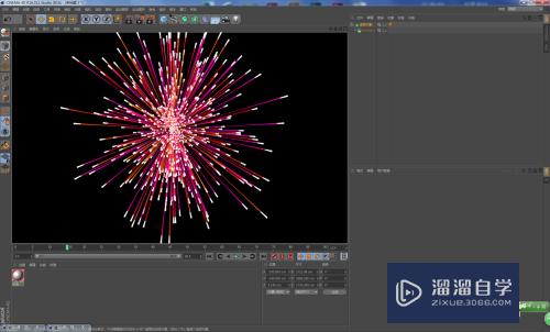 C4D制作烟花绽放（利用粒子和追踪对象制作）
