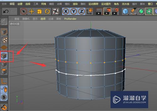 C4D怎样选择模型上的全部的点或线和面(c4d怎么选择点线面)