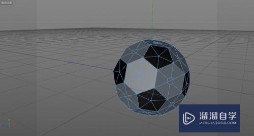 C4D制作足球模型教程(c4d做足球)
