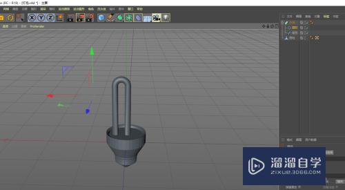 C4D 如何建立灯泡模型？