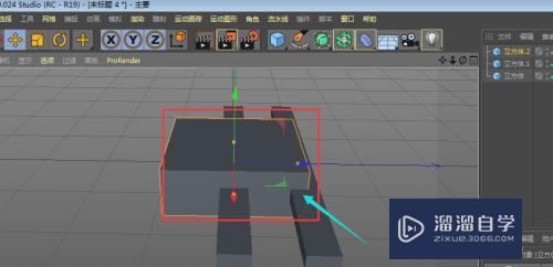 教你在C4D中制作直行的轨道模型