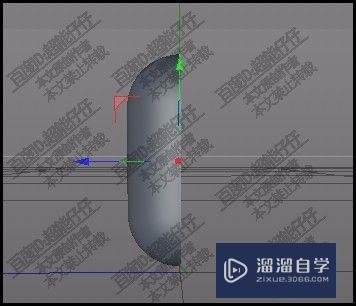 Cinema 4D怎样把胶囊模型切成4分之一？