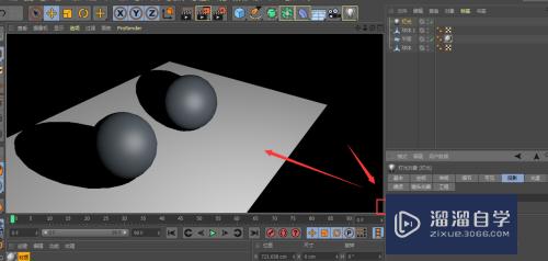 C4D模型添加灯光后渲染没有投影怎么办