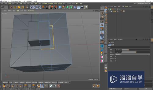 C4D 怎样使模型在细分曲面中保持原来的形态-2？