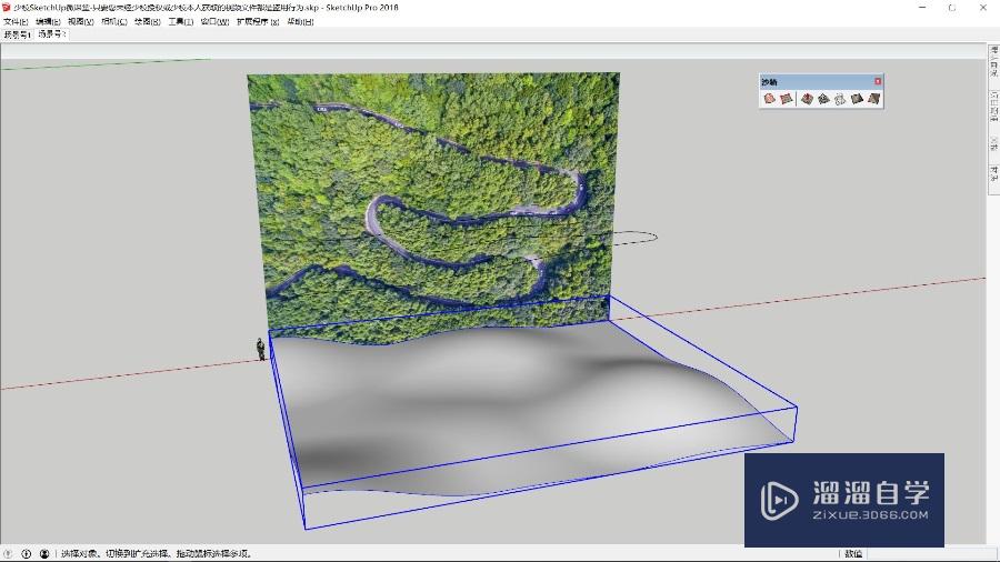 草图大师怎么创建山体道路(草图大师怎么创建山体道路图)