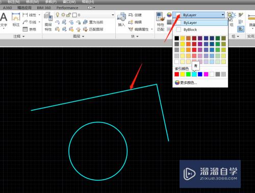 CAD2017怎么设置2d线条颜色(cad2020怎么设置线条颜色)