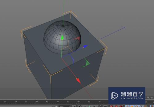 C4D布尔后倒角和编辑两个模型交界处出错