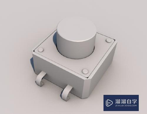 C4D怎么创建按键开关模型(c4d按钮开关建模)