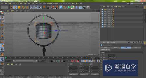 C4D怎么巧用油桶制作凸透镜(c4d怎么做透光)