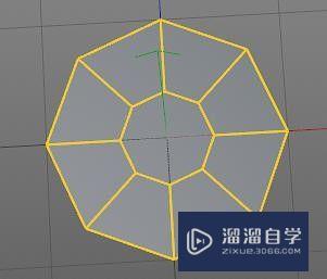 C4D怎么在正圆模型上开孔(c4d圆形开洞)