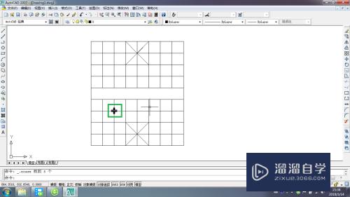 AutoCAD 2007 绘制中国象棋棋盘