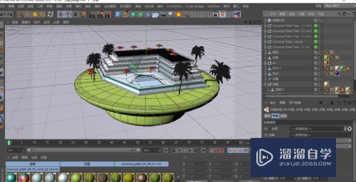 C4D怎么去掉模型上的材质带(c4d如何去除材质)