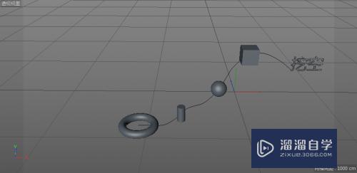 C4D怎样让所有模型沿着样条排列？