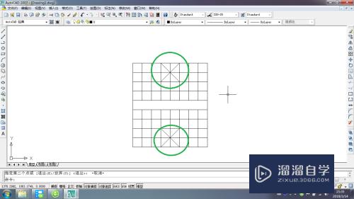 AutoCAD 2007 绘制中国象棋棋盘