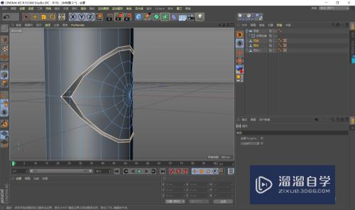 C4D怎样在模型上开一个圆洞(c4d圆形开洞)