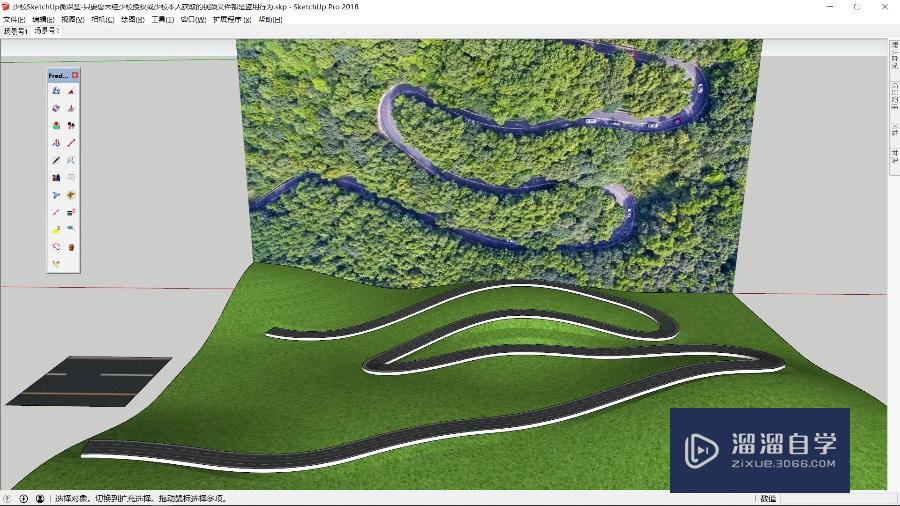 草图大师怎么创建山体道路(草图大师怎么创建山体道路图)