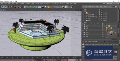 C4D怎么去掉模型上的材质带(c4d如何去除材质)