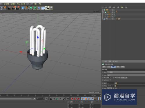 C4D怎样建立灯泡模型(c4d怎么做灯泡模型)