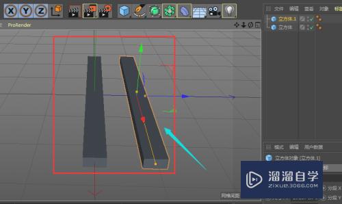 教你在C4D中制作直行的轨道模型