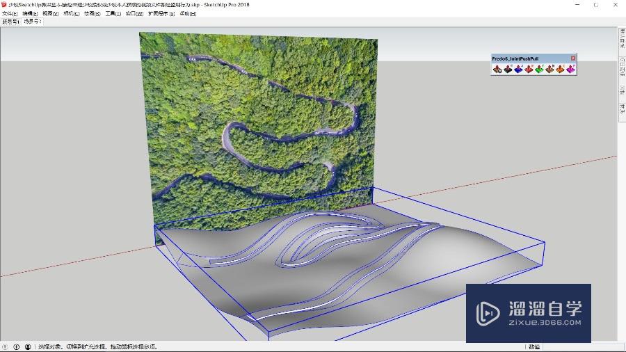 草图大师怎么创建山体道路(草图大师怎么创建山体道路图)