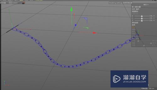 C4D怎么制作链条和链条运动(c4d怎么做链条)