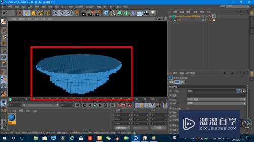 如何用C4D制作一个像素化的岛屿模型？