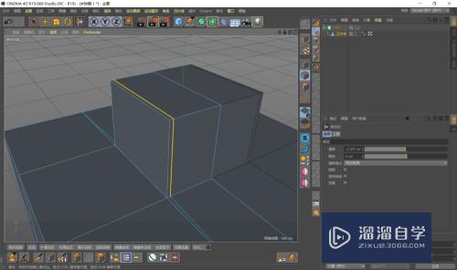 C4D 怎样使模型在细分曲面中保持原来的形态-2？